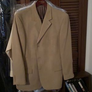 Men’s suit jacket and dress shirts